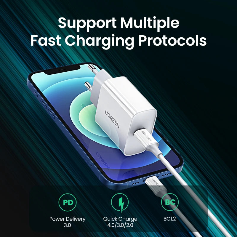 Chargeur rapide - téléphone et tablette - 20W