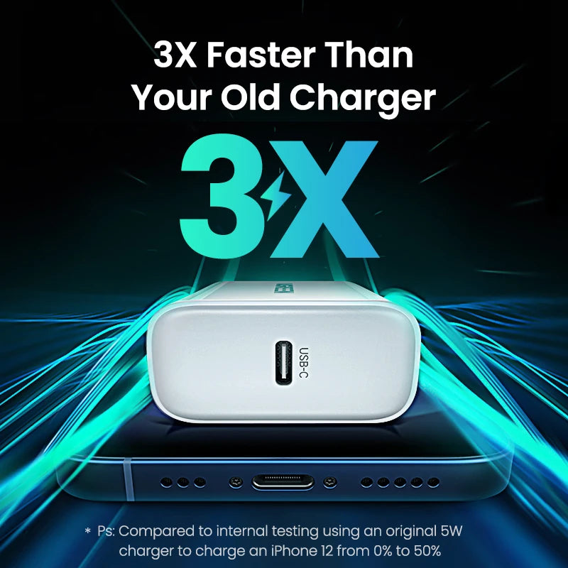 Chargeur rapide - téléphone et tablette - 20W