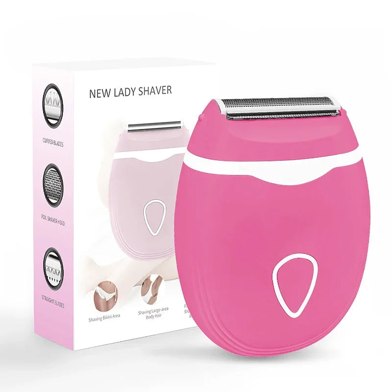 rasoir électrique pour femmes  Bikini- jambes- aisselles- étanche- sans taches noires
