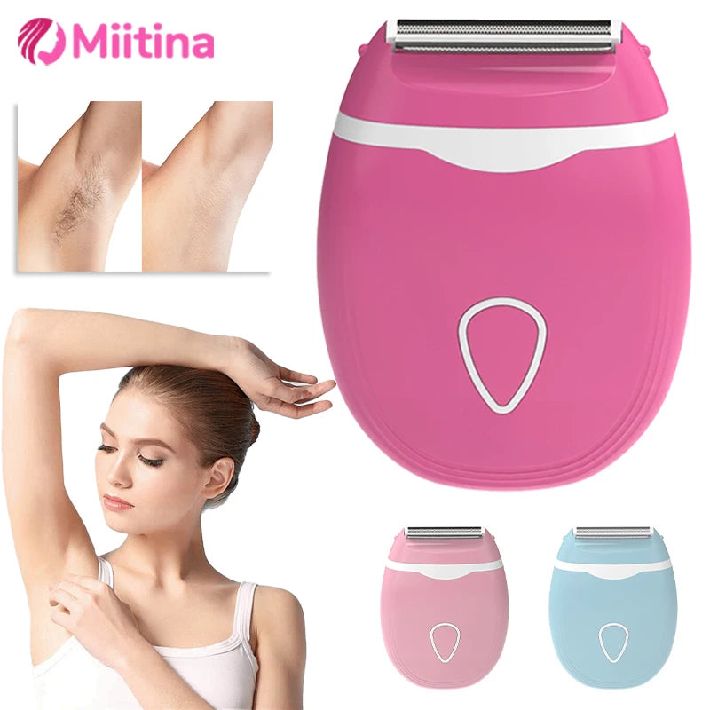 rasoir électrique pour femmes  Bikini- jambes- aisselles- étanche- sans taches noires