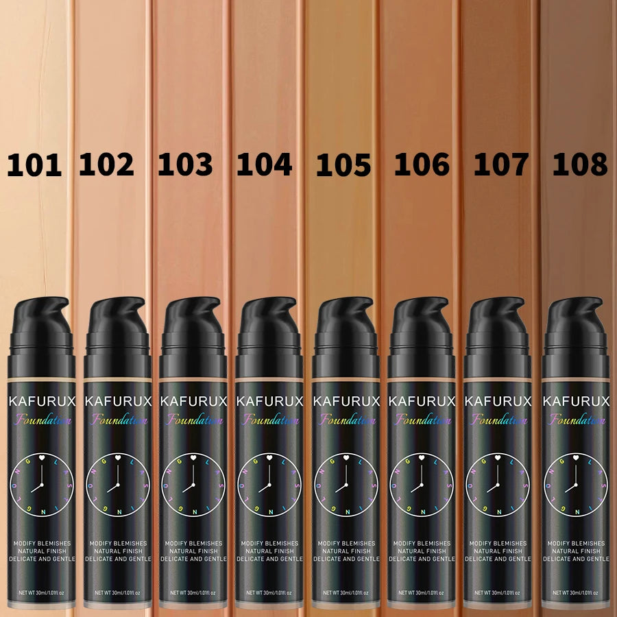 Fond de teint liquide 8 couleurs, correcteur efficace, imperméable, résistant à la sueur, maquillage coréen, Porfession, Base pour le visage, cosmétiques, cadeau