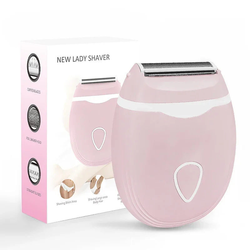 rasoir électrique pour femmes  Bikini- jambes- aisselles- étanche- sans taches noires