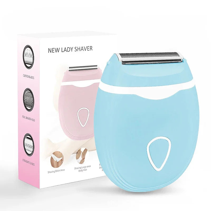 rasoir électrique pour femmes  Bikini- jambes- aisselles- étanche- sans taches noires