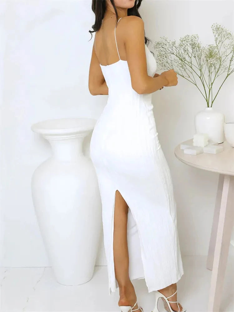 Robe longue pour femmes - printemps été - matière moulante et légère - élégante et raffinée