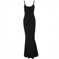 Robe extra longue noire