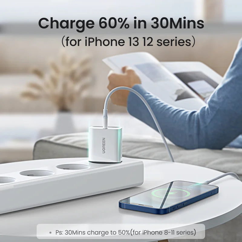 Chargeur rapide - téléphone et tablette - 20W